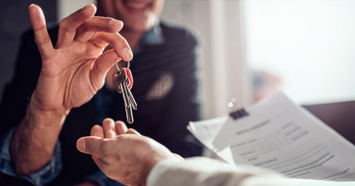 Handing over keys